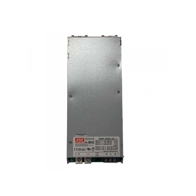 foto del prodotto mitepek mw mean well rsp 2000 24 alimentatore led 1920w 24v 80a senza ventola input 220v e 110v