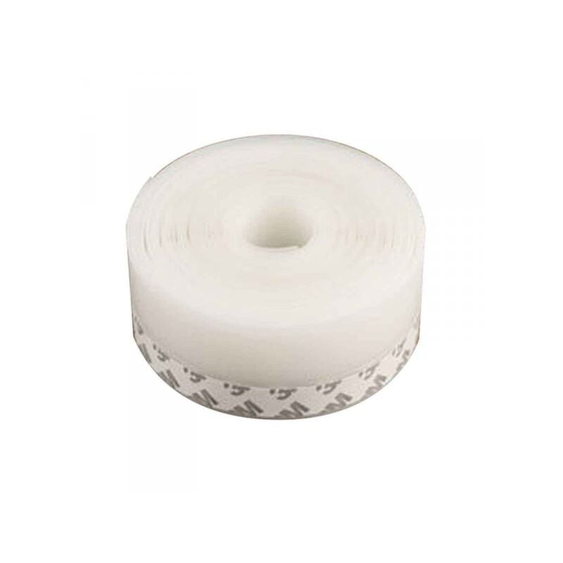 foto del prodotto mitepek paraspifferi guarnizione adesiva per porte 3 metri x 25mm isolante termico e antispiffero colore bianco