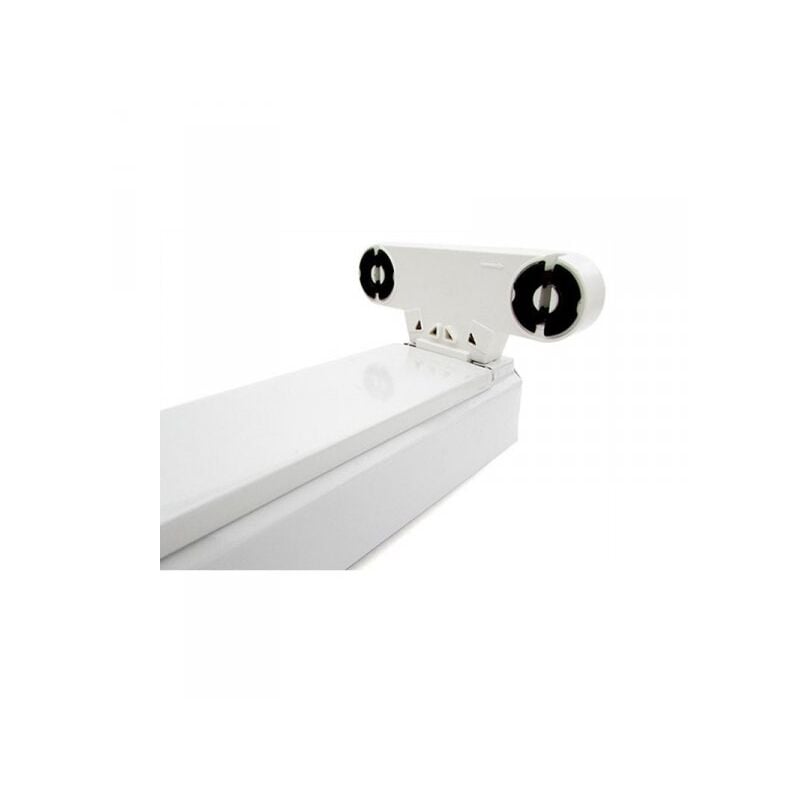 foto del prodotto mitepek porta lampada plafoniera per doppio 2 tubi led t8 da 120cm interno non impermeabile ip20