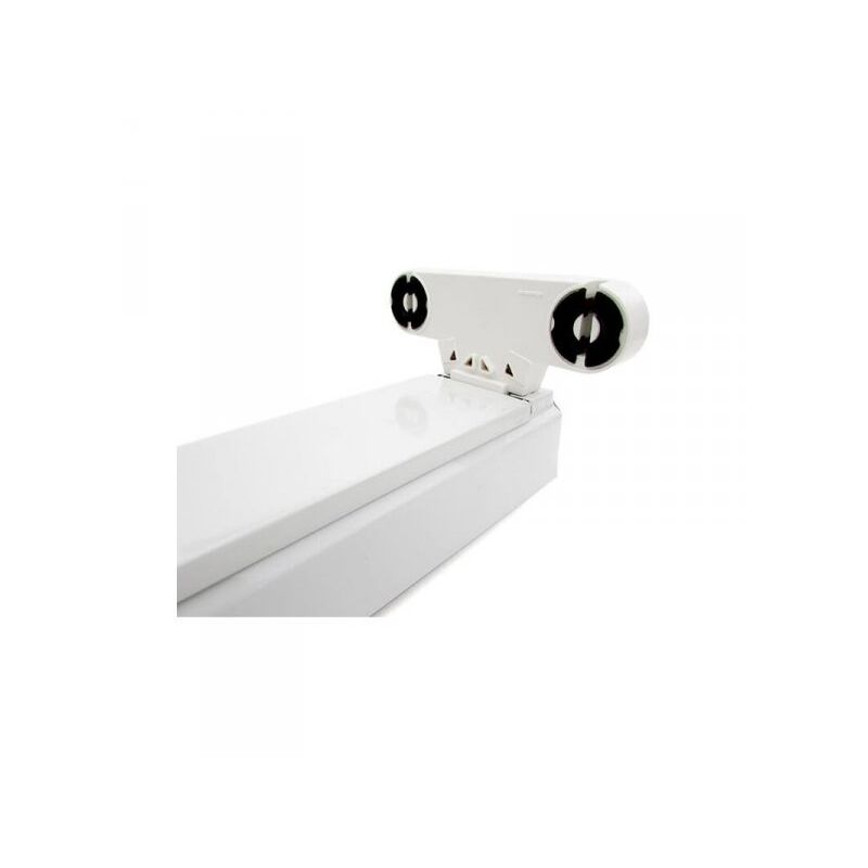 foto del prodotto mitepek porta lampada plafoniera per doppio 2 tubi led t8 da 150cm interno non impermeabile ip20