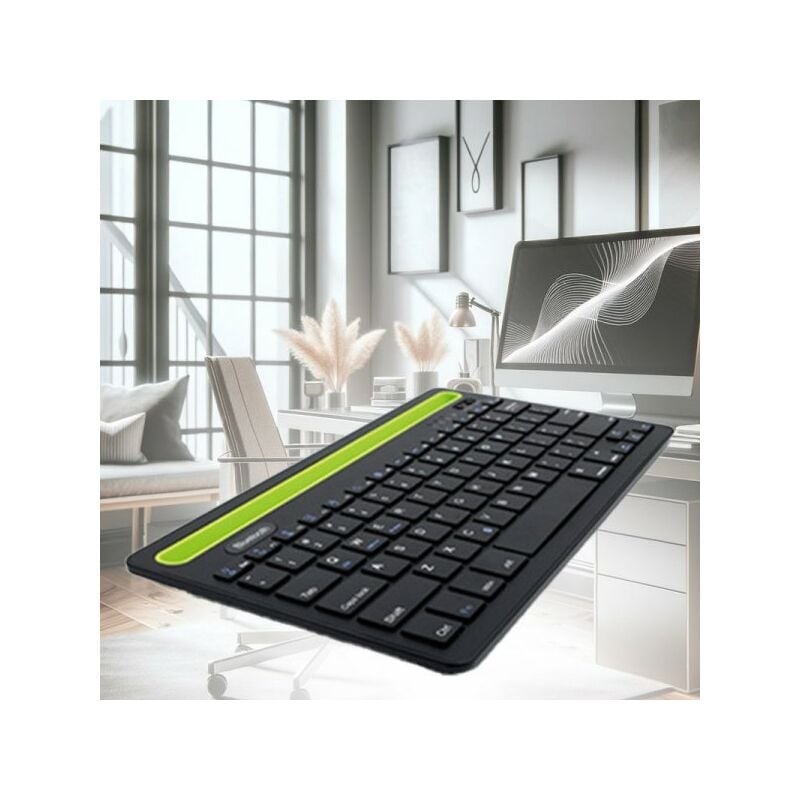 foto del prodotto mitepek tastiera bluetooth multifunzione compatibile con smartphone tablet ipad e portatile