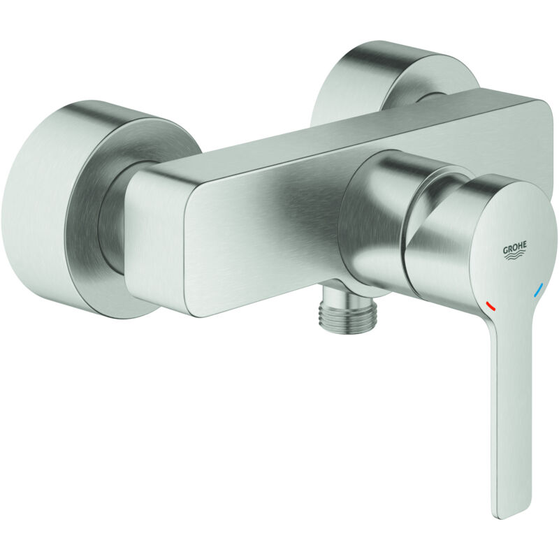 foto del prodotto mitigeur monocommande de douche lin aire, montage mural, grohe