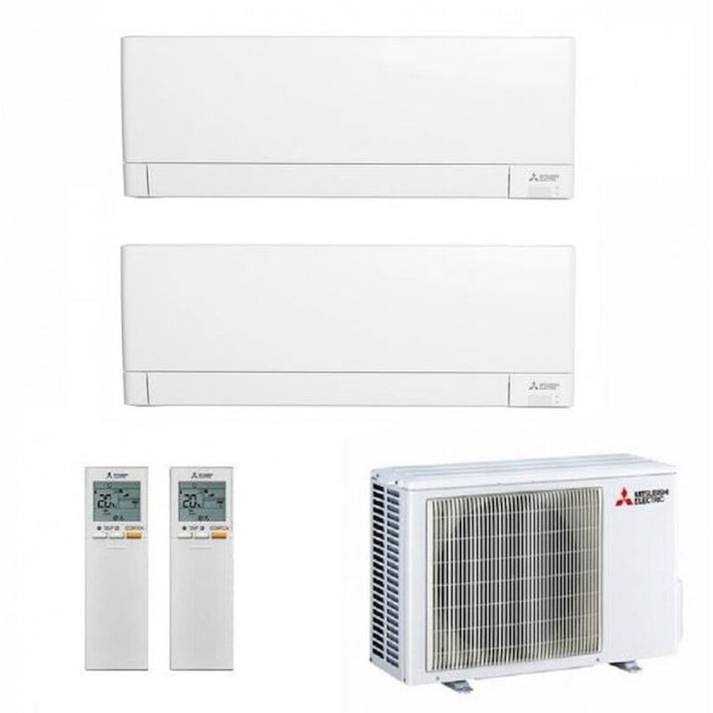 foto del prodotto mitsubishi condizionatore dualsplit inverter 9000 12000 wi fi plus codice prod msz ay25 35 vgkp mxz 2f42vf4