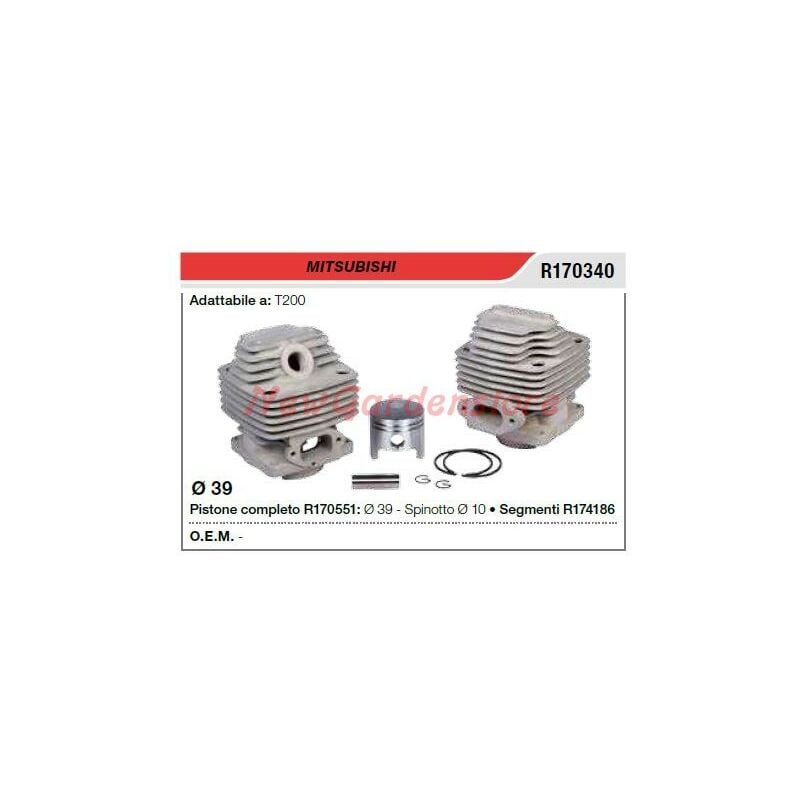 foto del prodotto mitsubishi electric cilindro pistone segmenti mitsubishi decespugliatore t 200 r170340