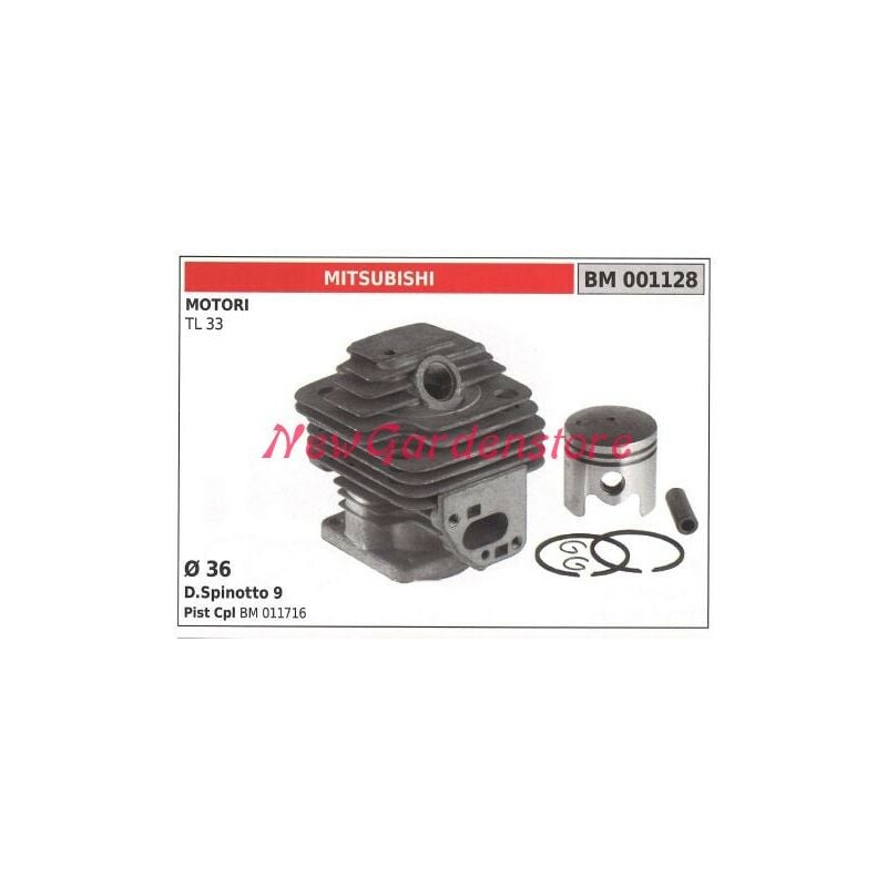 foto del prodotto mitsubishi electric cilindro pistone segmenti mitsubishi motore decespugliatore tl 33 001128