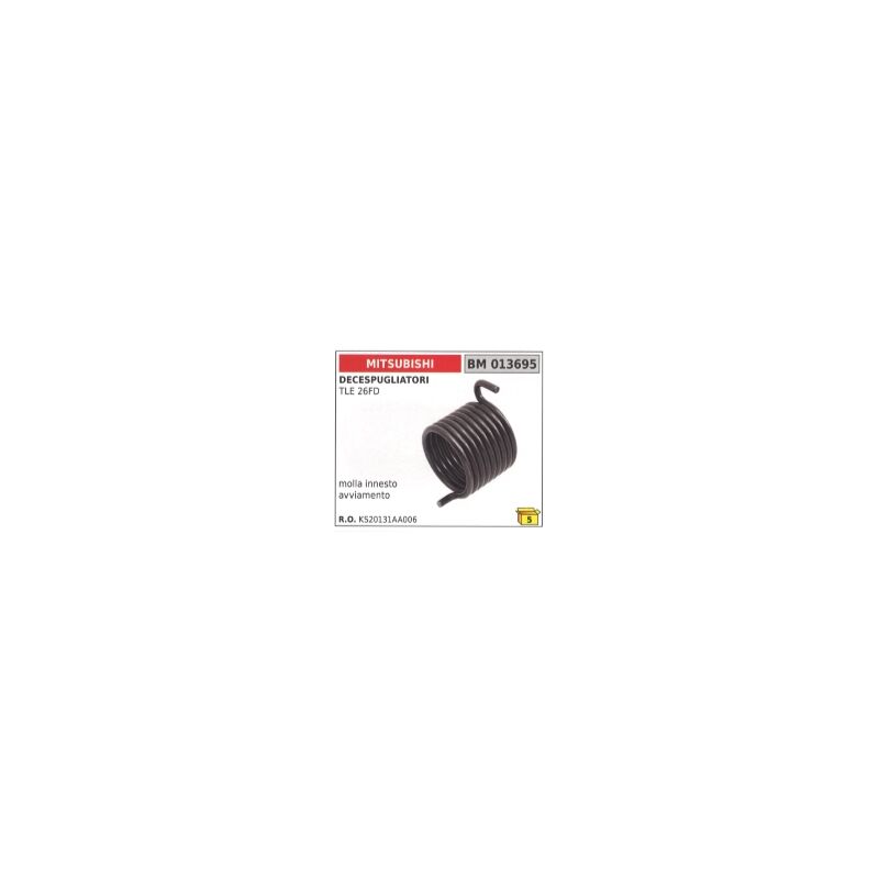 foto del prodotto mitsubishi electric molla innesto avviamento compatibile mitsubishi decespugliatore tle 26fd 013695