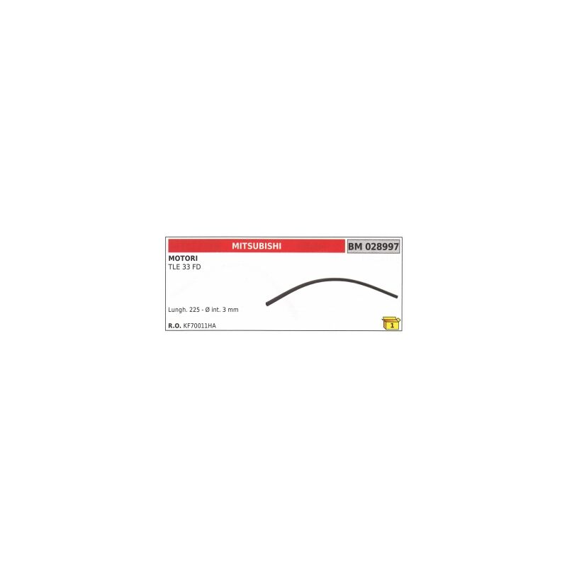foto del prodotto mitsubishi electric tubo pescamiscela mitsubishi decespugliatore tle33fd kf70011ha