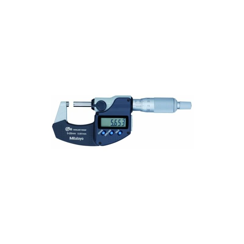 foto del prodotto mitutoyo 293 240 30, micrometro digitale, 0 25 mm, 0,001 mm, ip65, metrico, senza uscita dati