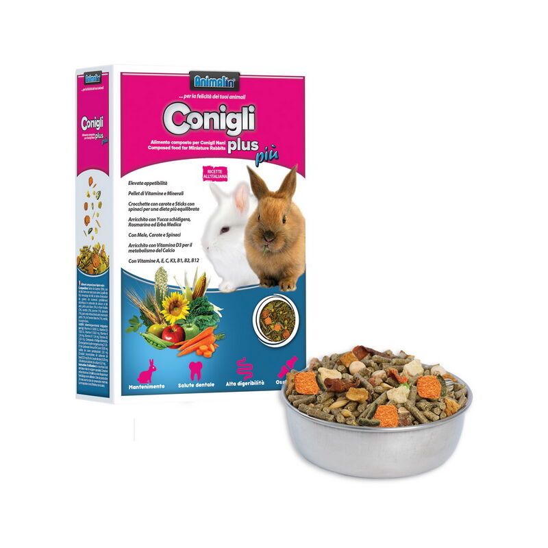 foto del prodotto mix conigli plus piu 800g