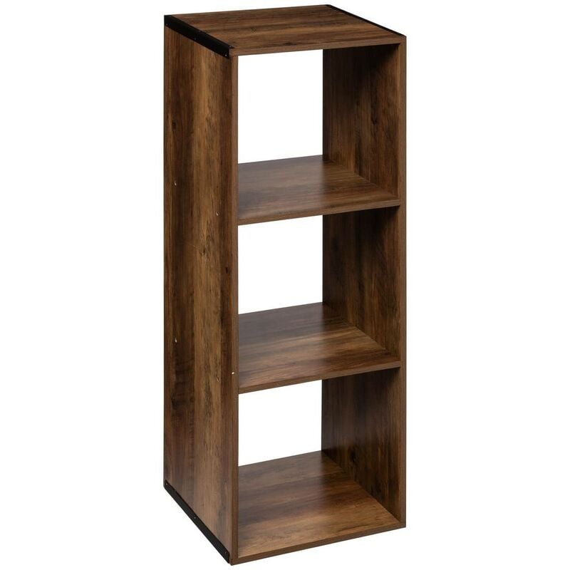 foto del prodotto mix n modul indus 3 ripiani, effetto legno scuro 5five