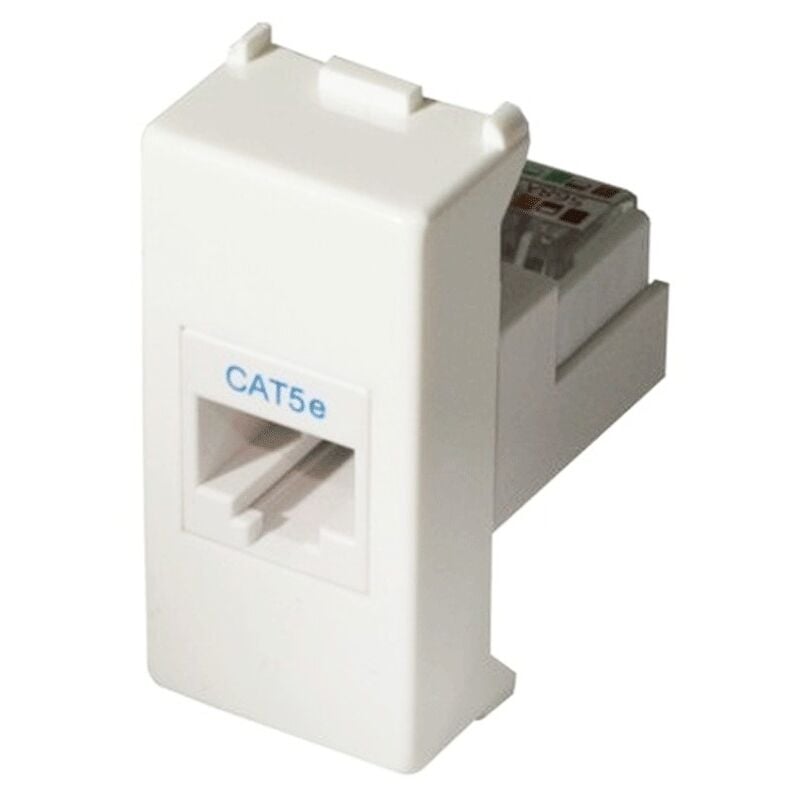 foto del prodotto mix presa rj45 plug 8 8 bianca 21218 master