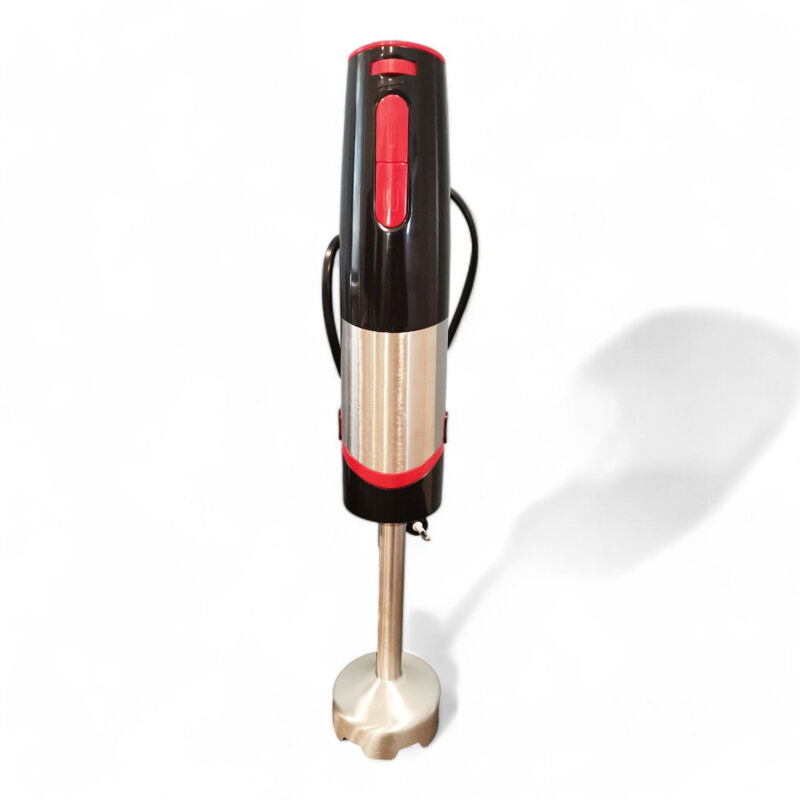 foto del prodotto mixer a immersione in acciaio 600 watt con bicchiere e 2 livelli di velocit regolabile