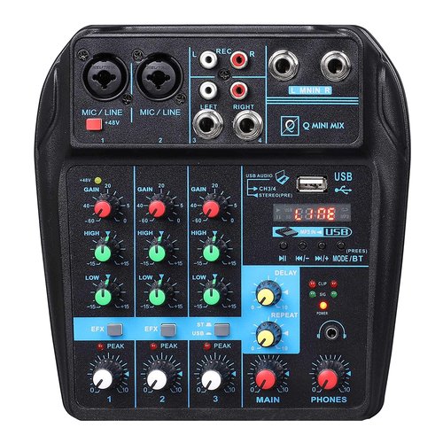 foto del prodotto mixer disc jockey oqan 625808 q mini usb black black