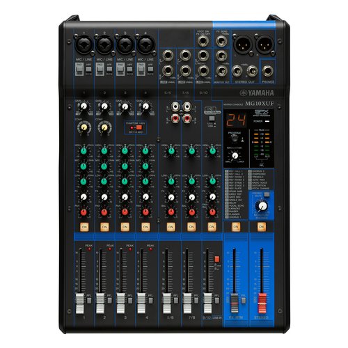 foto del prodotto mixer disc jockey yamaha mg series mg10xuf black