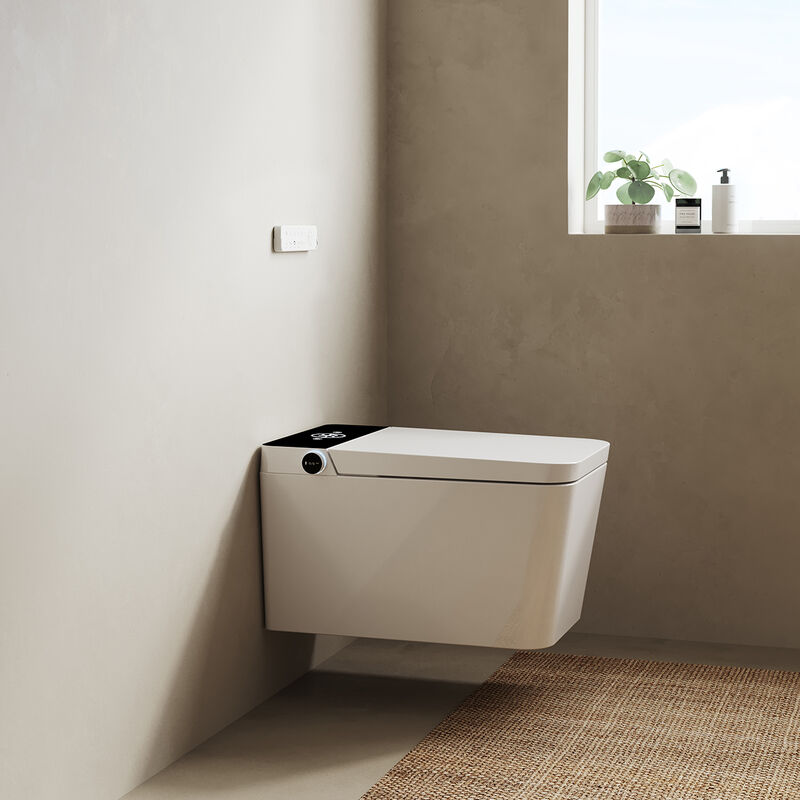 foto del prodotto mizubath water giapponese sospeso idromassaggio di pulizia asciugatura ad aria calda telecomando e pannello modello isla display nero