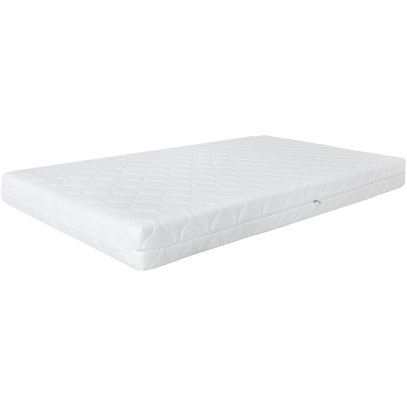 foto del prodotto ml design materasso ortopedico memory foam certificato oeko tex standard in schiuma fredda bianco 100 x 200 x 16 cm ipoallergenico rivestimento
