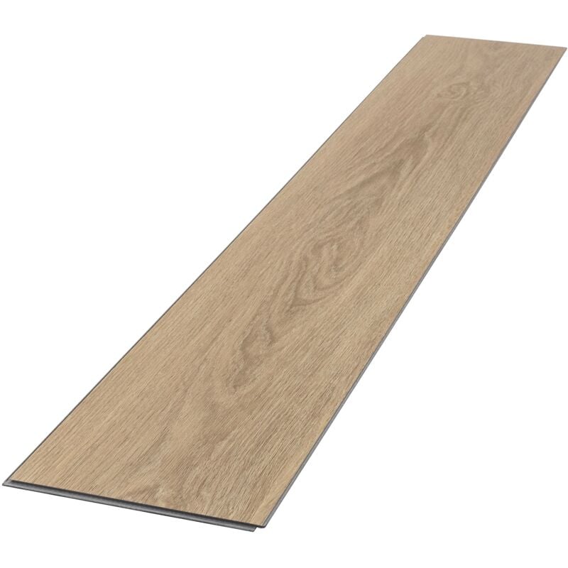 foto del prodotto ml design pavimento pvc parquet vinile deluxe marrone quercia golden hour a click 21 pezzi 122x18cm 4,62m 4,2mm listoni laminati a incastro