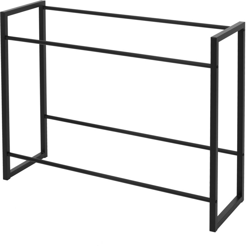 foto del prodotto ml design scaffale per 6 8 casse per bevande 104x32x82,5 cm in acciaio portacasse per acqua porta scatole di bibite per cucina cantinetta