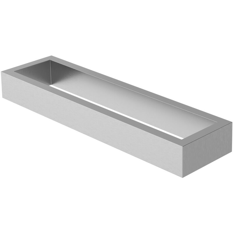 foto del prodotto ml design supporto a parete per asciugamani senza foratura 26 cm argento in acciaio porta salviette montaggio a parete da appendere portasciugamani