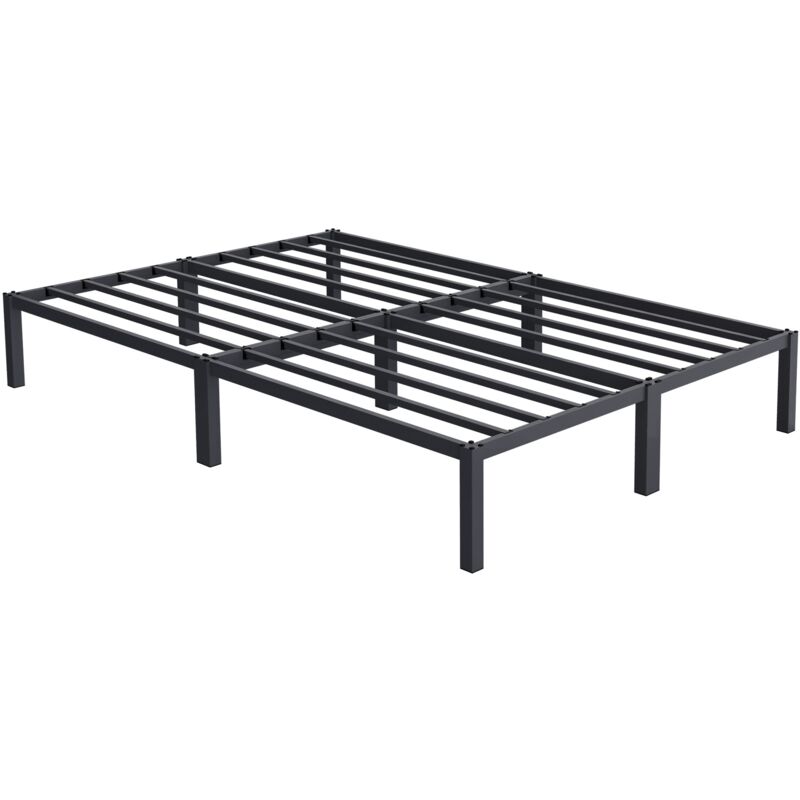 foto del prodotto ml-design - telaio con rete a doghe doppia supporto struttura in acciaio inossidabile per camera da letto 140 x 200 cm materasso matrimoniale spazio