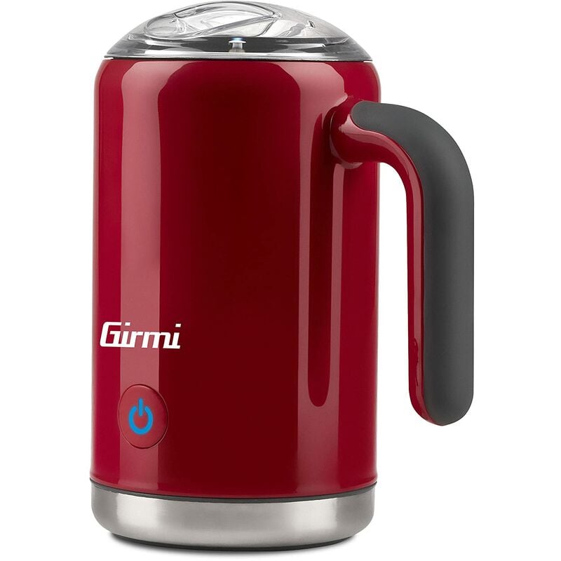 foto del prodotto ml5402 montalatte, 500w, capacità 350ml, spegnimento automatico, contenitore antiaderente, rosso - girmi