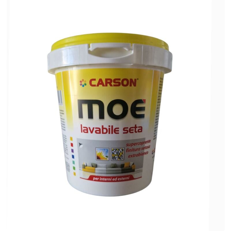 foto del prodotto mo idropittura lavabile bianco opaco lt. 0,75 effetto seta supercoprente