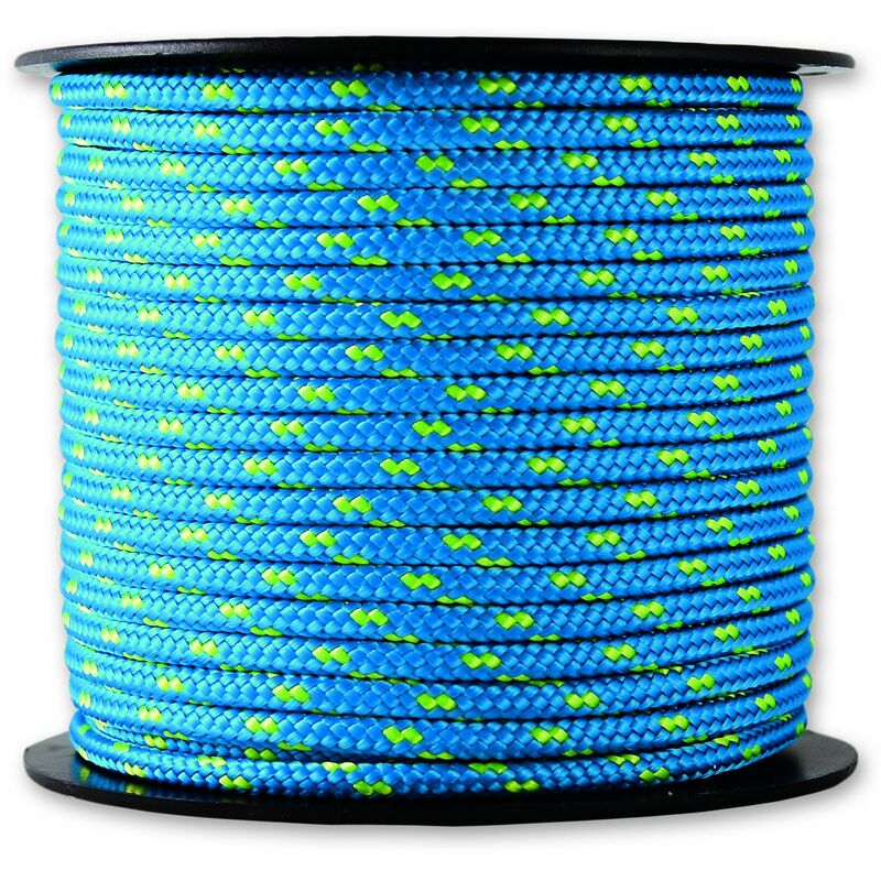 foto del prodotto mo325b drizza poliestere 200 kg diametro 3 mm lunghezza 25 m blu giallo chapuis