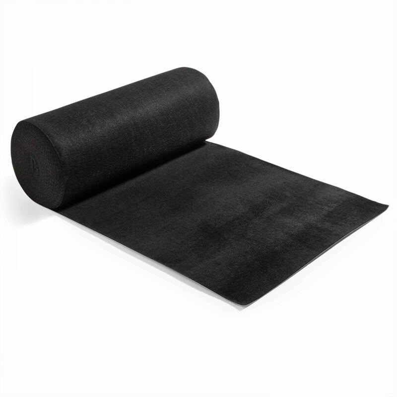 foto del prodotto mob event pro tappeto arrotolato 200 x 250 cm nero
