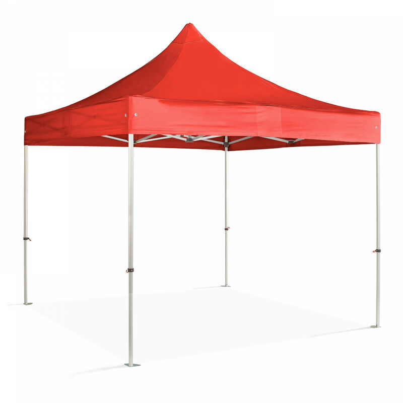 foto del prodotto mob event pro tenda pieghevole in alluminio 3x3m rossa