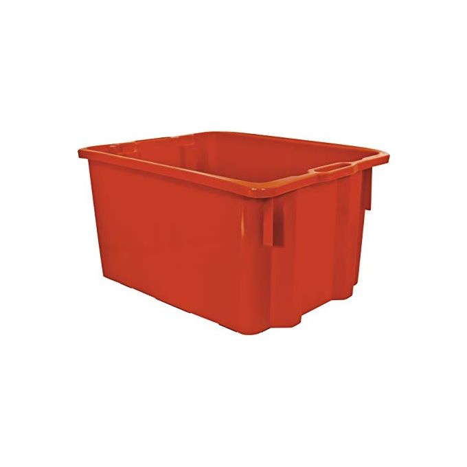 foto del prodotto mobil plastic 131 cassa chiusa sovrapponibile arancione 50 litri