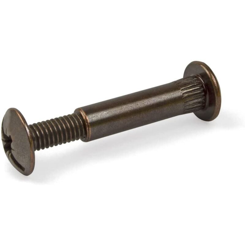 foto del prodotto mobila 4 pezzi distanziali in ferro bronzato filettatura m6 30 45mm foro 8mm