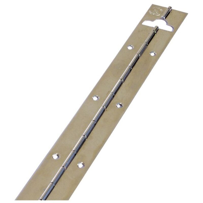 foto del prodotto mobila cerniera per pianoforte nichelata 1200x32mm