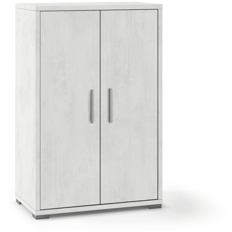 foto del prodotto mobile 2 ante ossido bianco, 71x41x110 cm