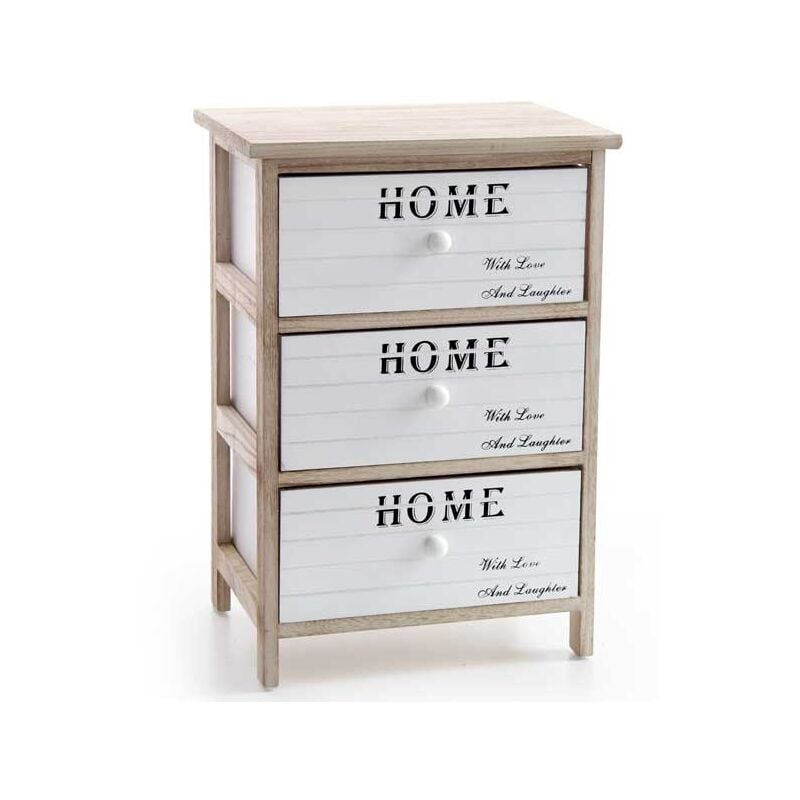 foto del prodotto mobile 3 cassetti shabby