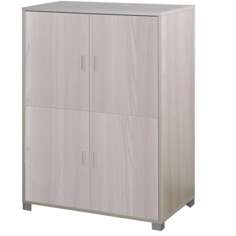 foto del prodotto mobile 4 ante colore olmo chiaro cm 107x41x h. 162