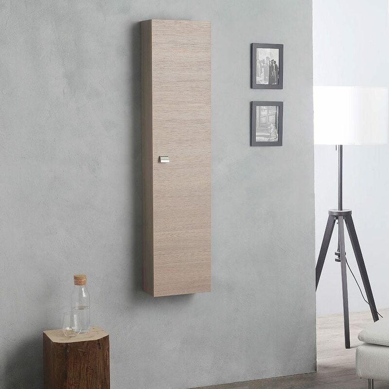 foto del prodotto mobile a colonna da bagno fissata a muro facile
