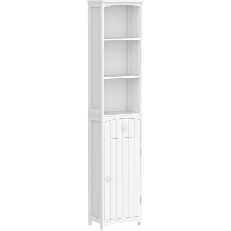foto del prodotto mobile a colonna salvaspazio 35x24x170 cm in mdf vermont bianco