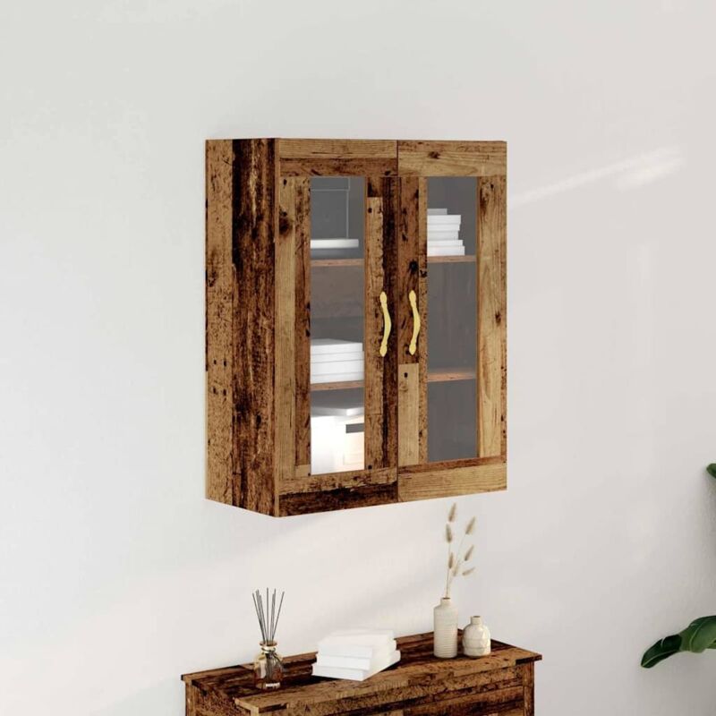foto del prodotto mobile a muro legno vecchio 69.5 x 34 x 90 cm legno multistrato vidaxl