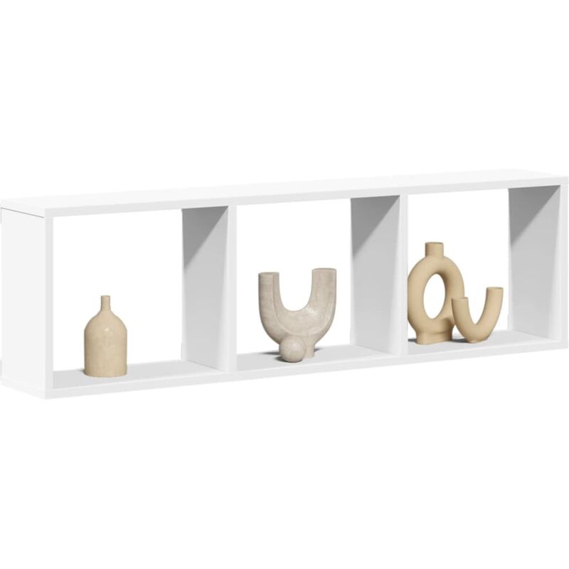 foto del prodotto mobile a parete 100x16x30 cm bianco in legno multistrato vidaxl