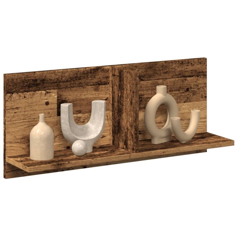 foto del prodotto mobile a parete 70x16,5x30 cm legno antico in legno multistrato vidaxl
