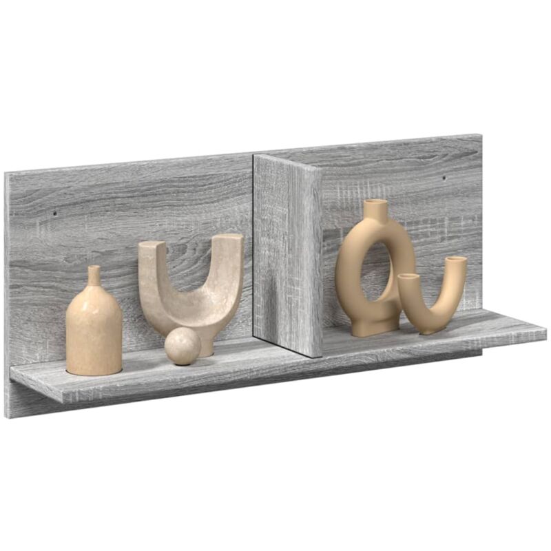 foto del prodotto mobile a parete 70x16,5x30cm grigio sonoma in legno multistrato vidaxl