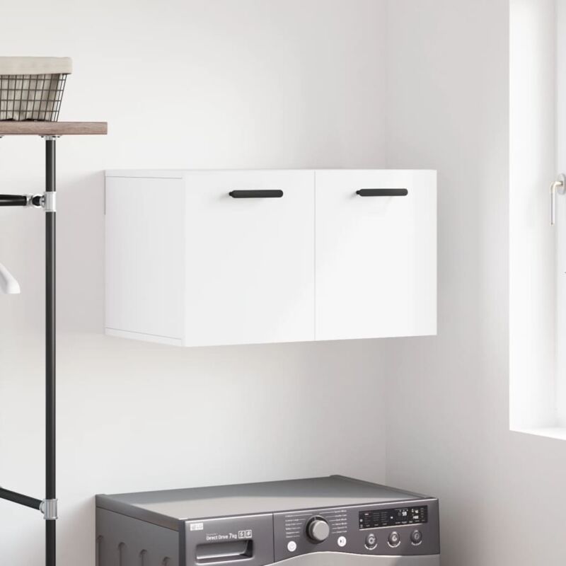 foto del prodotto mobile a parete bianco 60x36,5x35 cm in legno multistrato vidaxl