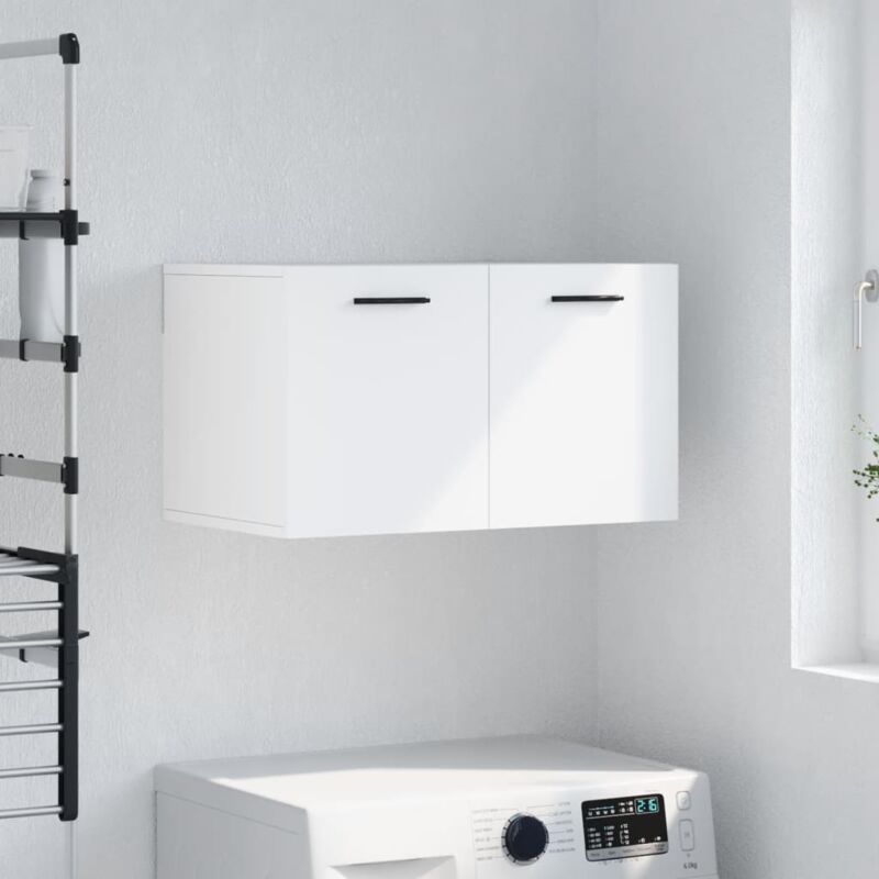 foto del prodotto mobile a parete bianco 60x36,5x35 cm in legno multistrato vidaxl