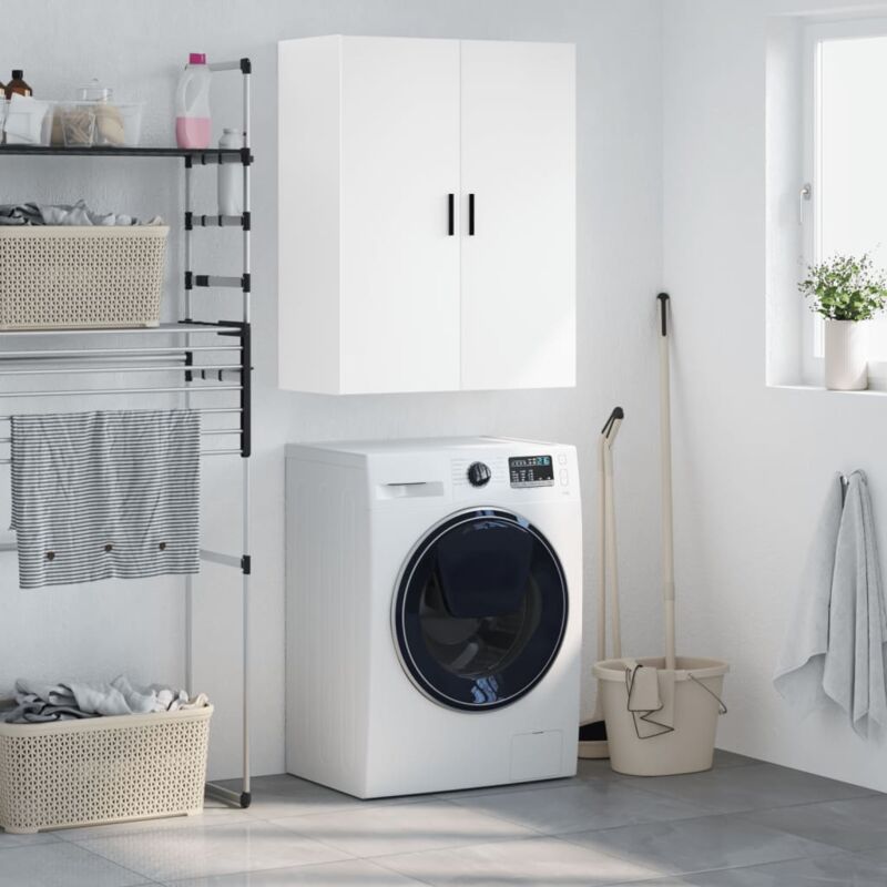 foto del prodotto mobile a parete bianco 69,5x34x90 cm vidaxl