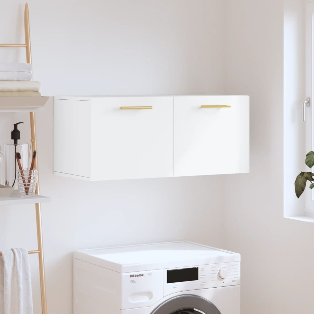foto del prodotto mobile a parete bianco 80x36,5x35 cm in legno multistratocod mxl 127580