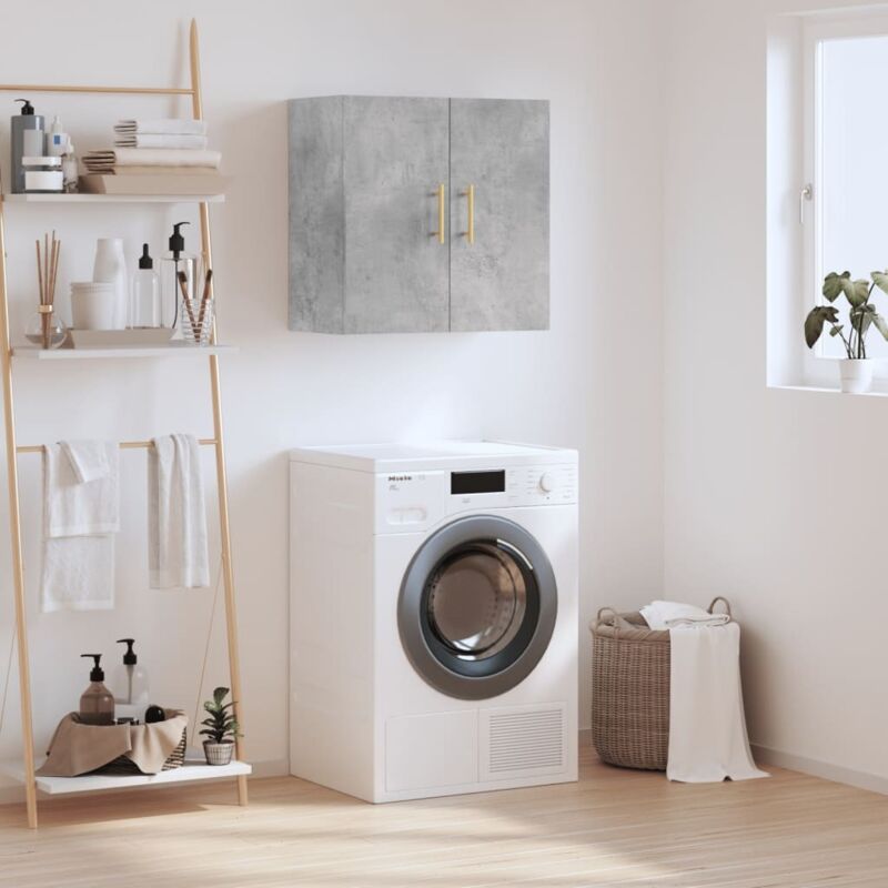 foto del prodotto mobile a parete grigio cemento 60x31x60 cm in legno multistrato vidaxl