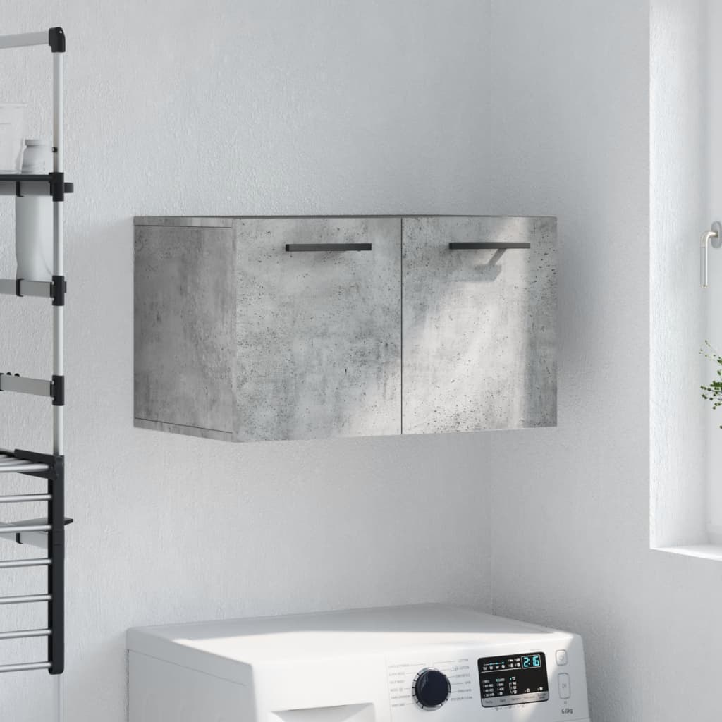 foto del prodotto mobile a parete grigio cemento 60x36,5x35 cm legno multistratocod mxl 127908
