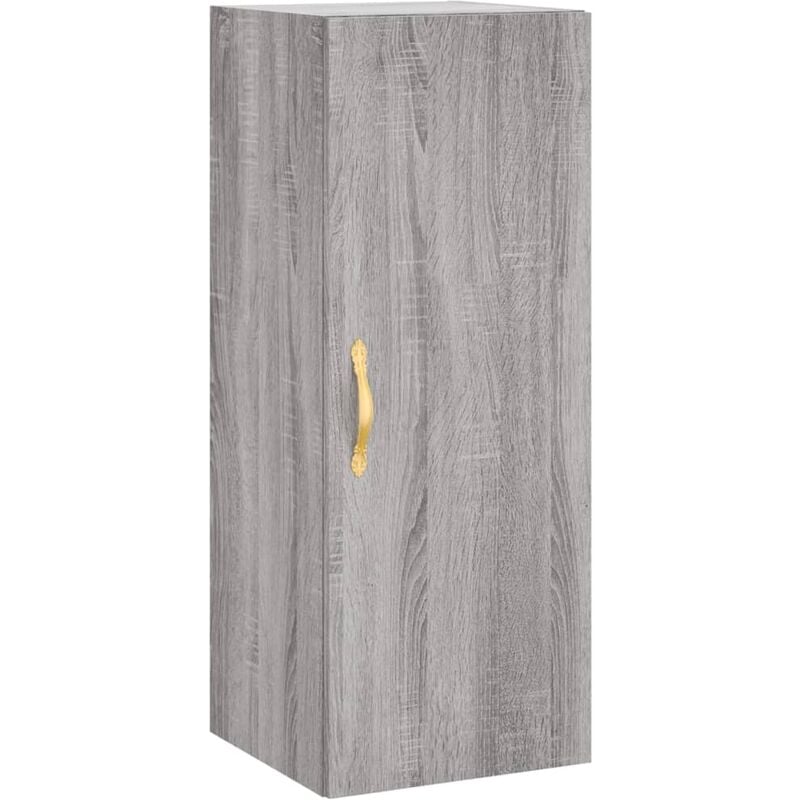 foto del prodotto mobile a parete grigio sonoma 34,5x34x90 cm vidaxl
