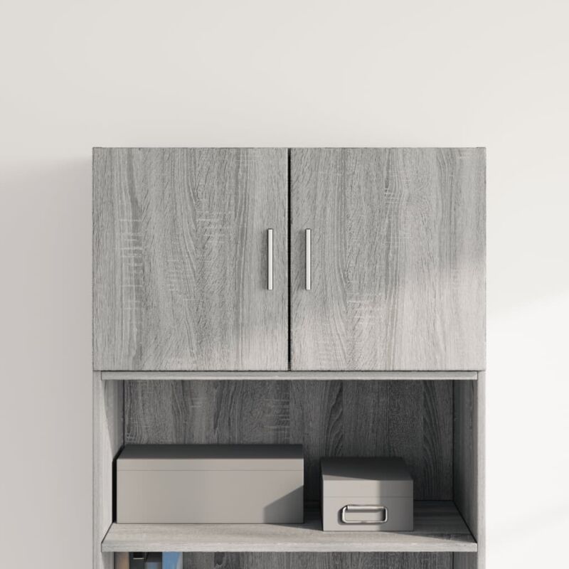 foto del prodotto mobile a parete grigio sonoma 70x42,5x40cm in legno multistrato vidaxl