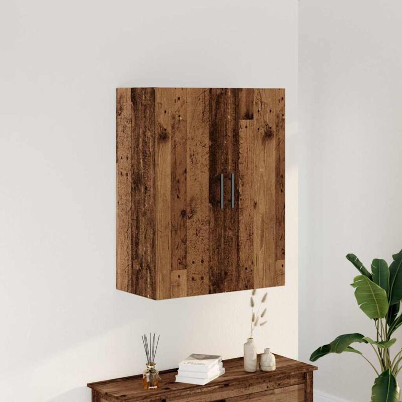 foto del prodotto mobile a parete legno antico 69,5x34x90 cm vidaxl